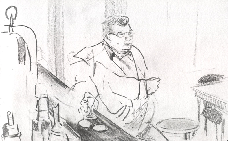 man in pub